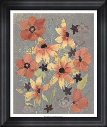 Framed Offset Botanicals I Print