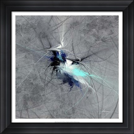Framed Paint Swirl II Print