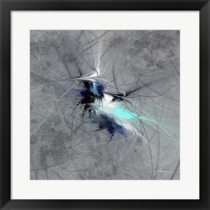 Framed Paint Swirl II Print