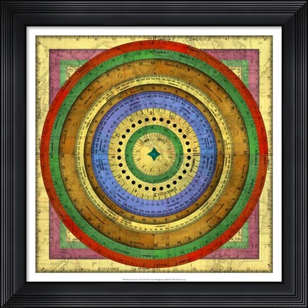 Framed Measurement Tiles II Print