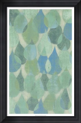 Framed Rain Drops II Print