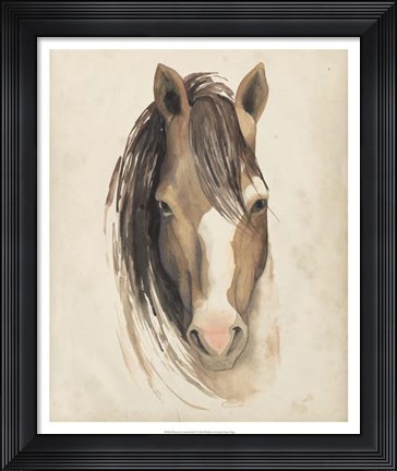 Framed Watercolor Animal Study V Print