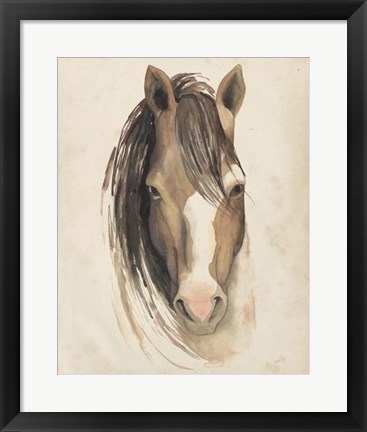 Framed Watercolor Animal Study V Print