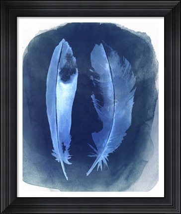 Framed Feather Negatives I Print