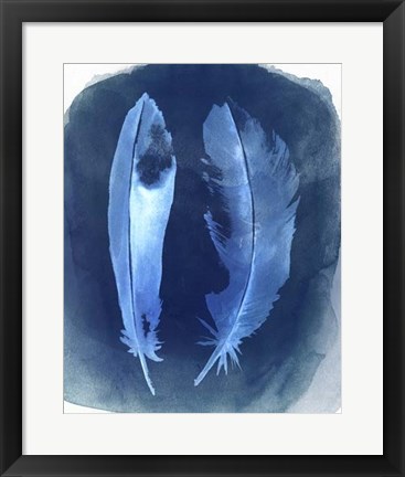 Framed Feather Negatives I Print