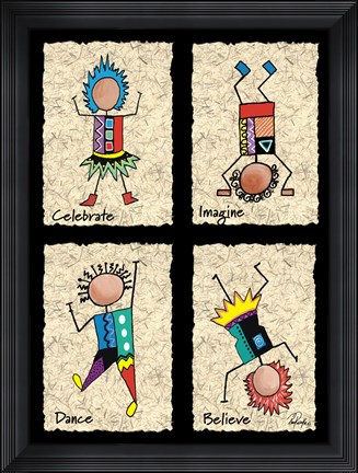 Framed Celebrate Dance Print