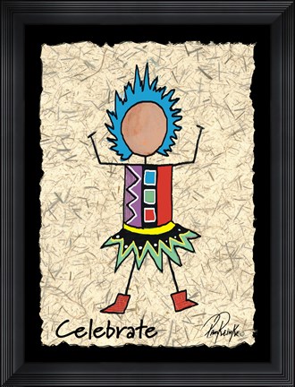 Framed Celebrate Print