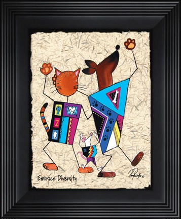 Framed Embrace Print