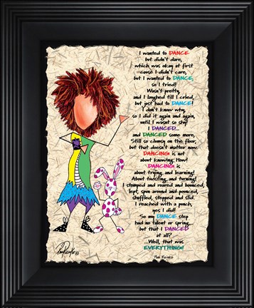 Framed I Danced Print