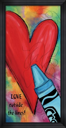Framed Love Outside Print