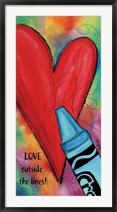 Framed Love Outside Print