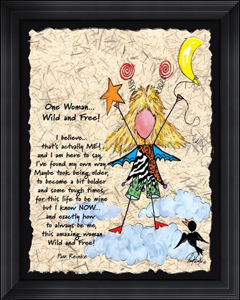 Framed One Woman Print