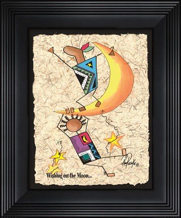 Framed Wishing Moon Print