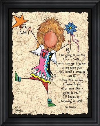 Framed Yes I Can Print