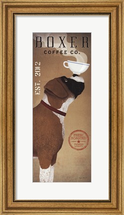 Framed Boxer Coffee Co. v Print