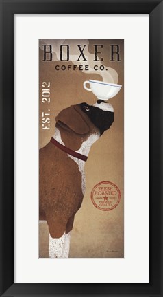 Framed Boxer Coffee Co. v Print