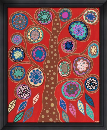 Framed Arboreal Blossoms Print