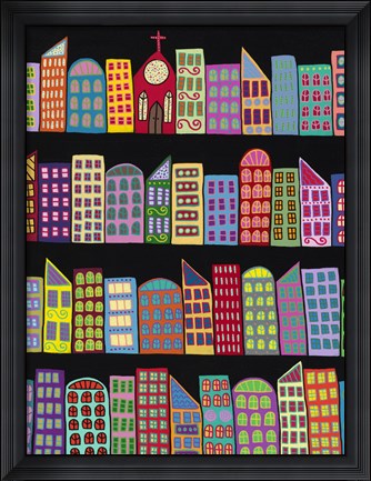 Framed Around The Way Print