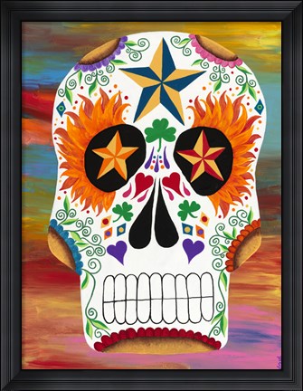 Framed Calavera de Marinero Print