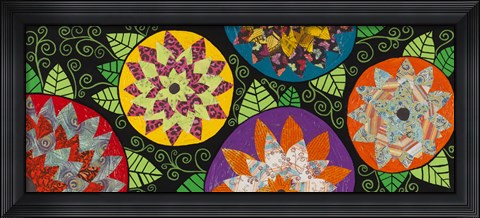 Framed Fire Flowers Print