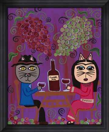 Framed Smitten Kitten Print