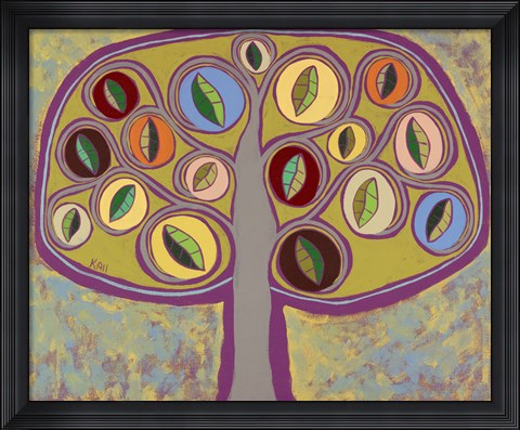 Framed Calming Tree 2 Print
