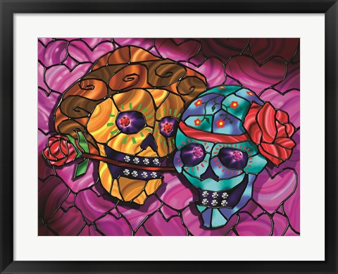 Framed Day of the Dead 2 Print