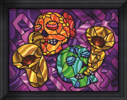 Framed Day of the Dead 3 Print