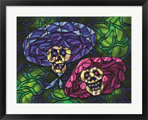 Framed Day of the Dead 4 Print