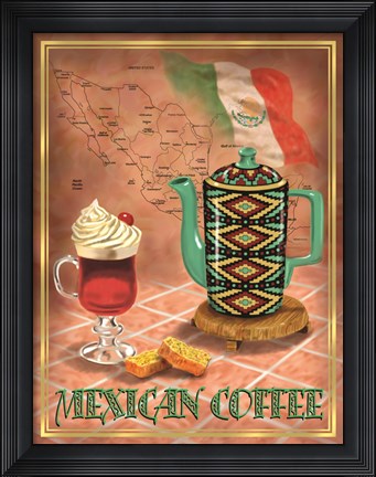 Framed Mexican Coffee Print