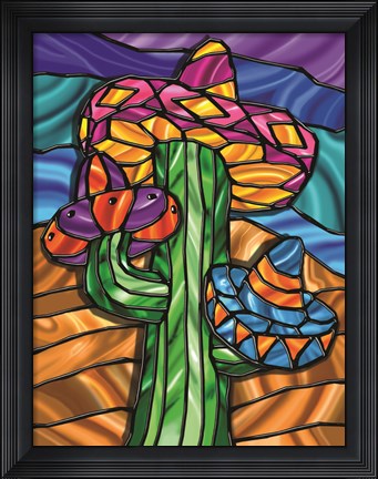 Framed Sombrero 1 Print