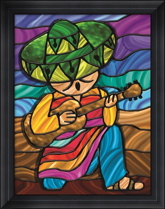 Framed Sombrero 2 Print