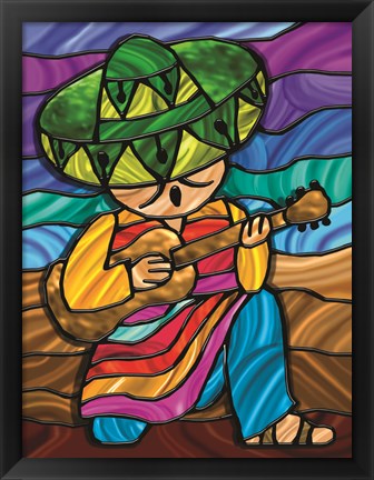 Framed Sombrero 2 Print