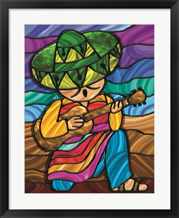 Framed Sombrero 2 Print