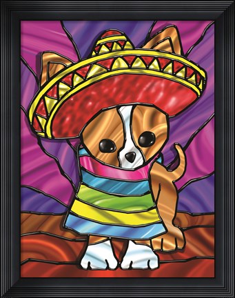 Framed Sombrero 3 Print