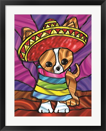 Framed Sombrero 3 Print