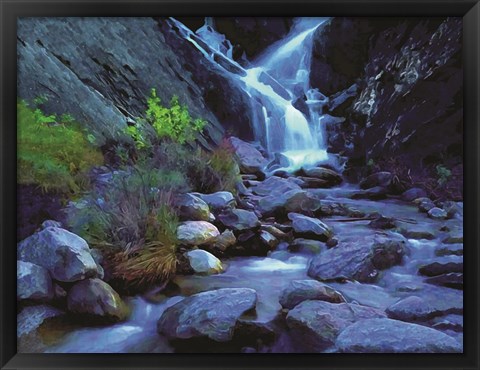 Framed Waterfall A Print