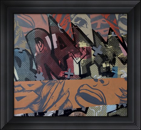 Framed Loud Noises Print
