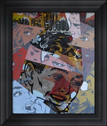 Framed Love Is Where Print