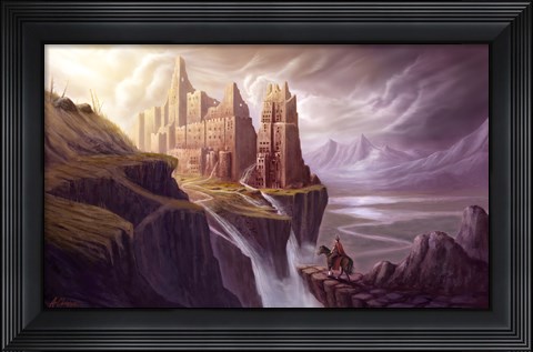 Framed Castle Ruins Print