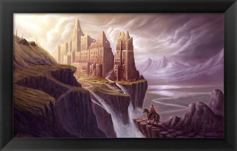 Framed Castle Ruins Print