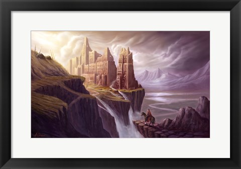 Framed Castle Ruins Print