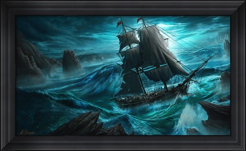 Framed Dangerous Seas Print