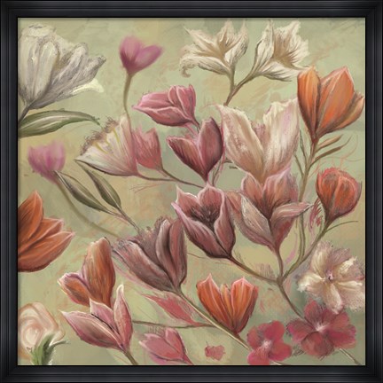 Framed Floral Paradise Print