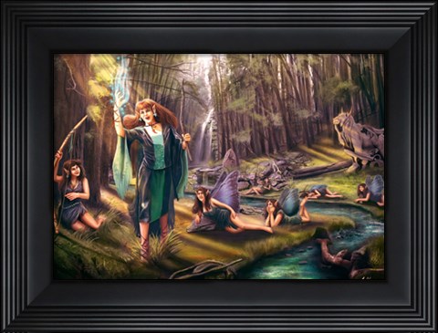 Framed Gaias Haven Print
