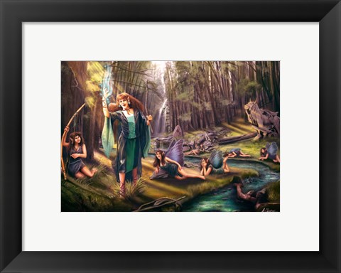 Framed Gaias Haven Print