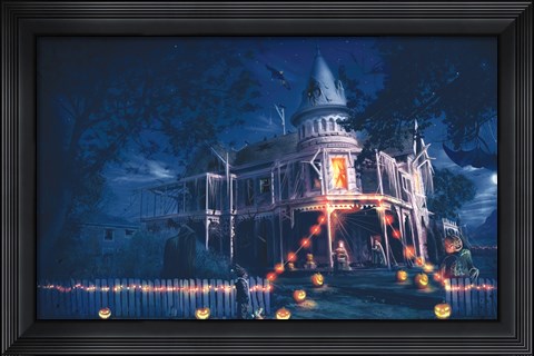 Framed Halloween Print
