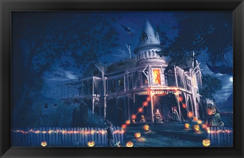 Framed Halloween Print