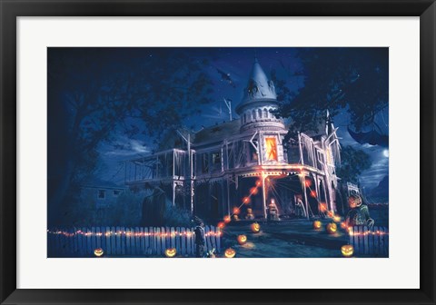 Framed Halloween Print