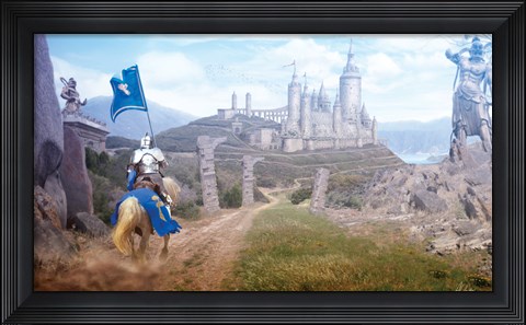 Framed Knights Journey Print